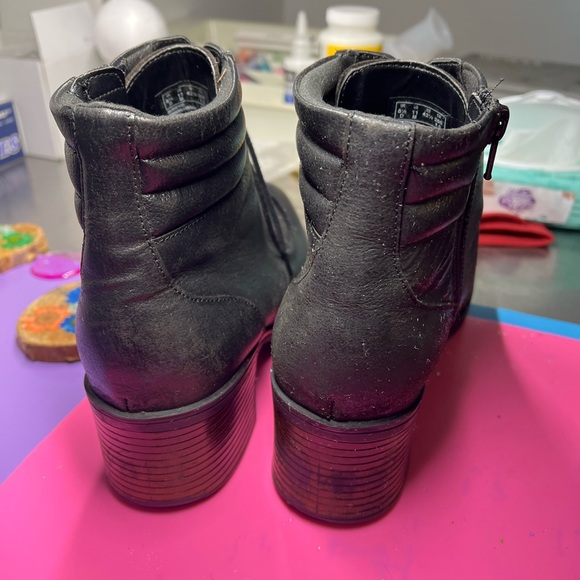 Ultimate Comfort Collection by Clarks black boots zip and lace sz 11M - Picture 8 of 10